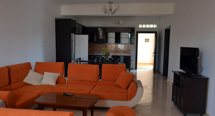 Doni Apartments Ksamil Albania, apartment 1 living room